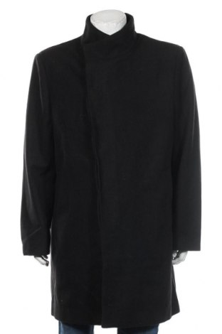 Мъжко палто Boohoo, Размер XL, Цвят Черен, 98% полиестер, 2% еластан, Цена 39,60 лв.