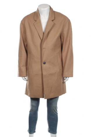 Мъжко палто Selected, Размер XL, Цвят Бежов, Вълна, Цена 123,60 лв.