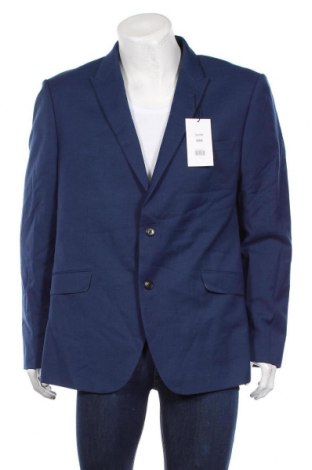 Herren Sakko Burton of London, Größe M, Farbe Blau, 83% Polyester, 15% Viskose, 2% Elastan, Preis 21,43 €