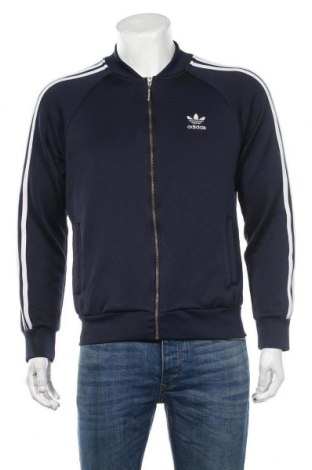 Ανδρική αθλητική ζακέτα Adidas Originals, Μέγεθος M, Χρώμα Μπλέ, Τιμή 20,98 €