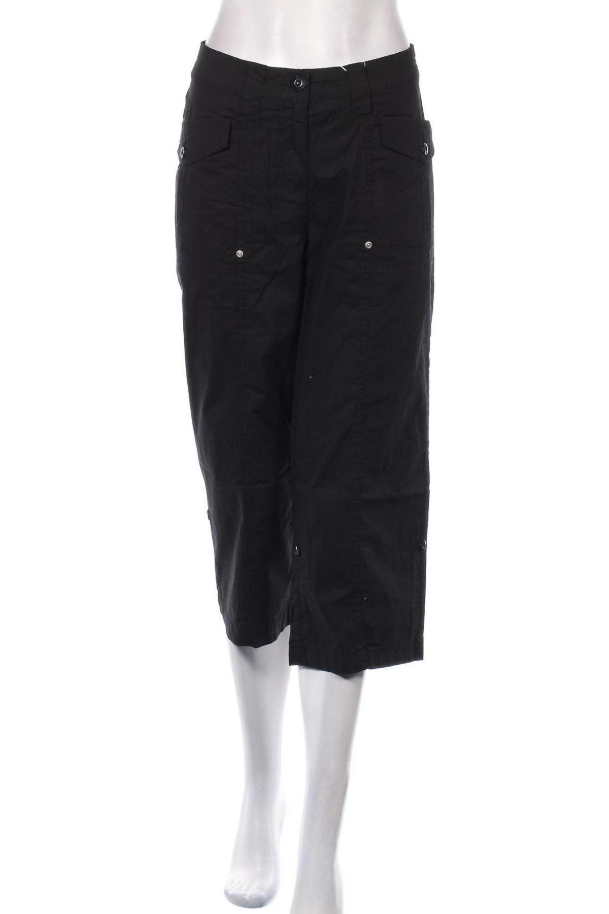 Γυναικείο παντελόνι Sheego, Μέγεθος M, Χρώμα Μαύρο, 97% βαμβάκι, 3% ελαστάνη, Τιμή 26,60 €