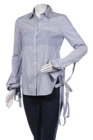 Γυναικείο πουκάμισο Tibi, Μέγεθος XS, Χρώμα Μπλέ, Βαμβάκι, Τιμή 24,25 €