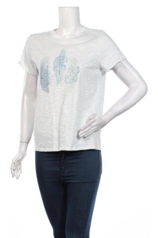 Γυναικείο t-shirt Tom Tailor, Μέγεθος S, Χρώμα Λευκό, Βαμβάκι, Τιμή 12,63 €