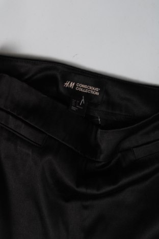 Γυναικείο παντελόνι H&M Conscious Collection, Μέγεθος XS, Χρώμα Μαύρο, Τιμή 27,84 €
