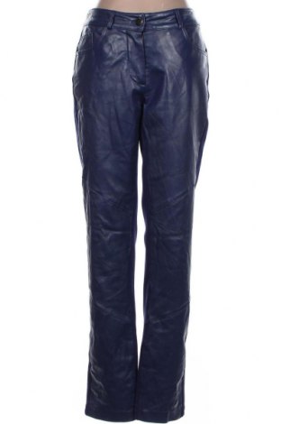 Pantaloni de femei Heine, Mărime M, Culoare Albastru, Bumbac, poliamidă, elastan, piele naturală, Preț 371,71 Lei
