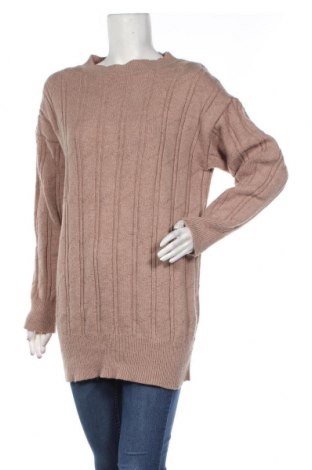 Γυναικείο πουλόβερ SHEIN, Μέγεθος S, Χρώμα  Μπέζ, Τιμή 1,78 €