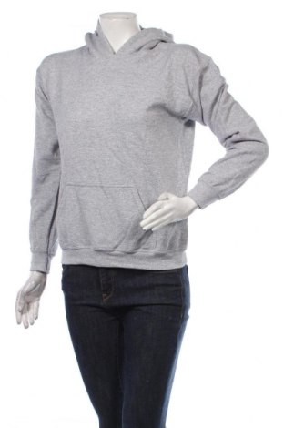 Γυναικείο φούτερ Gildan, Μέγεθος L, Χρώμα Γκρί, 50% βαμβάκι, 50% πολυεστέρας, Τιμή 25,36 €