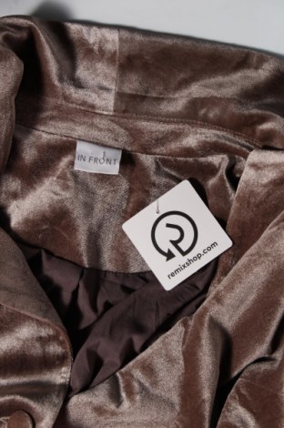 Γυναικείο σακάκι In Front, Μέγεθος XL, Χρώμα Καφέ, Τιμή 37,11 €