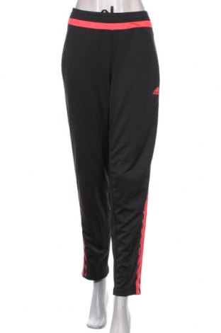 Pantaloni trening de femei Adidas, Mărime XL, Culoare Gri, Poliester, Preț 197,37 Lei