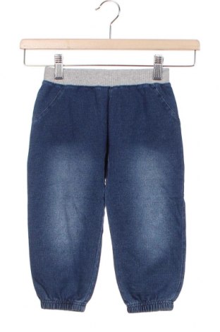 Pantaloni pentru copii, Mărime 12-18m/ 80-86 cm, Culoare Albastru, 95% bumbac, 5% elastan, Preț 85,53 Lei