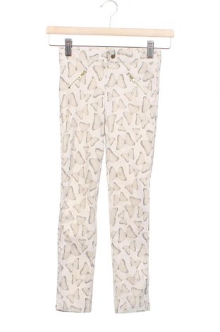 Pantaloni pentru copii H&M, Mărime 7-8y/ 128-134 cm, Culoare Bej, 73% bumbac, 20% poliester, 7% elastan, Preț 78,95 Lei