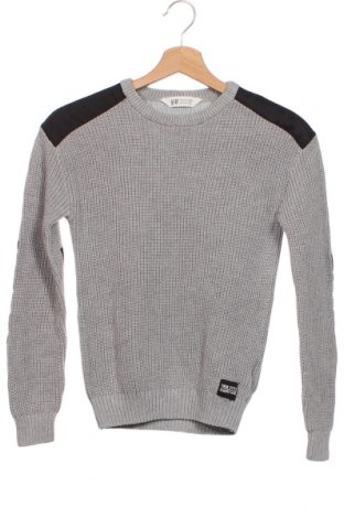 Dziecięcy sweter H&M, Rozmiar 10-11y/ 146-152 cm, Kolor Szary, 50%akryl, 50% bawełna, Cena 89,56 zł