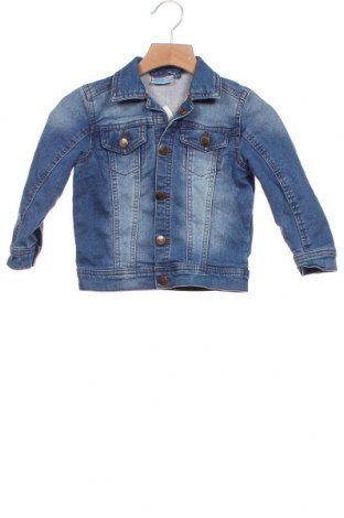 Dětská džínová bunda , Velikost 12-18m/ 80-86 cm, Barva Modrá, 78% bavlna, 20% polyester, 2% elastan, Cena  622,00 Kč