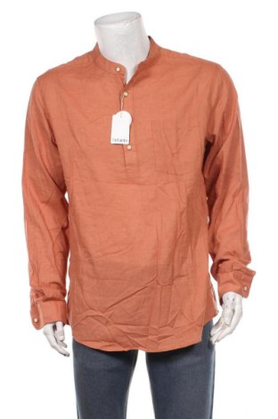 Bluză de bărbați Defacto, Mărime XL, Culoare Maro, 70% bumbac, 30% in, Preț 115,13 Lei