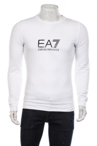 Bluză de bărbați Emporio Armani, Mărime M, Culoare Alb, 95% bumbac, 5% elastan, Preț 522,86 Lei