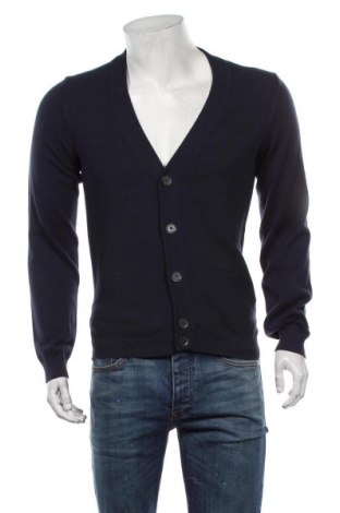 Jachetă tricotată de bărbați Tom Tailor, Mărime S, Culoare Albastru, Bumbac, Preț 161,02 Lei
