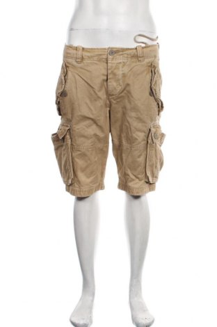 Pantaloni scurți de bărbați Superdry, Mărime L, Culoare Bej, 100% bumbac, Preț 174,34 Lei