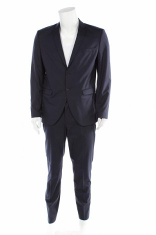 Pánský oblek  Selected Homme, Velikost L, Barva Modrá, 65% polyester, 33% viskóza, 2% elastan, Cena  2 819,00 Kč