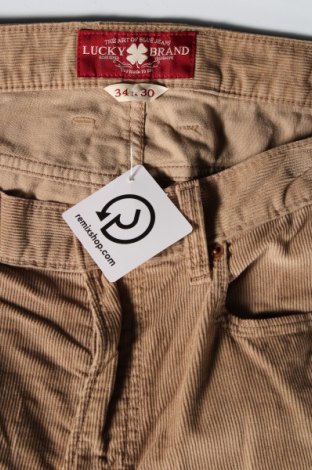 Ανδρικό παντελόνι Lucky Brand, Μέγεθος L, Χρώμα  Μπέζ, Τιμή 27,84 €