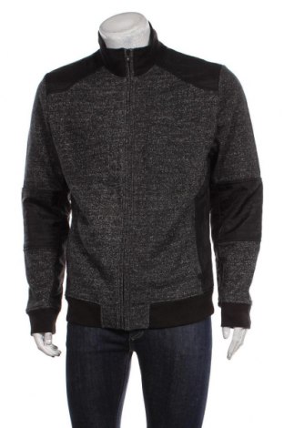 Jachetă tricotată de bărbați Calvin Klein Jeans, Mărime L, Culoare Negru, Bumbac, Preț 246,71 Lei