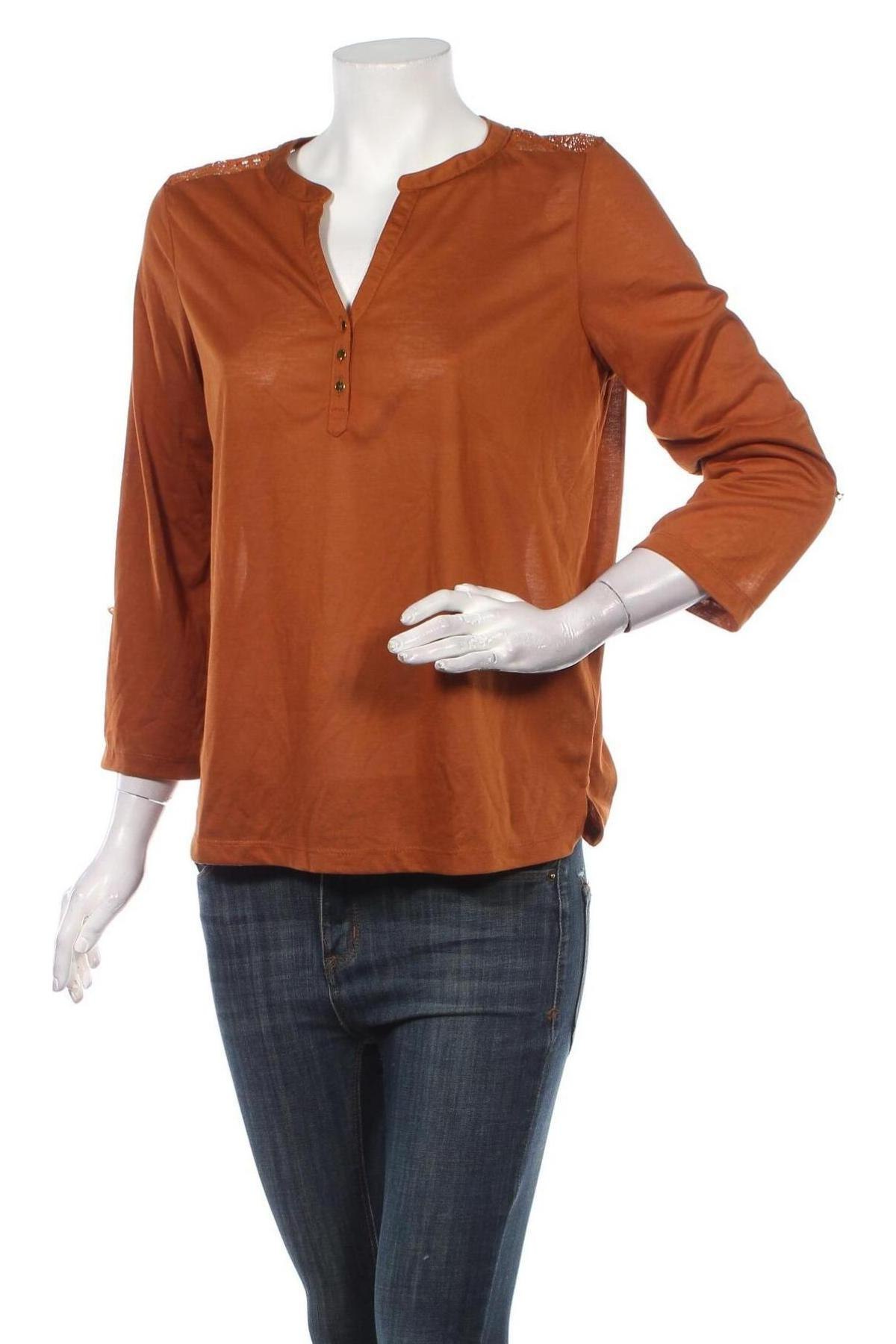 Γυναικεία μπλούζα Gemo, Μέγεθος S, Χρώμα Πορτοκαλί, Τιμή 23,51 €
