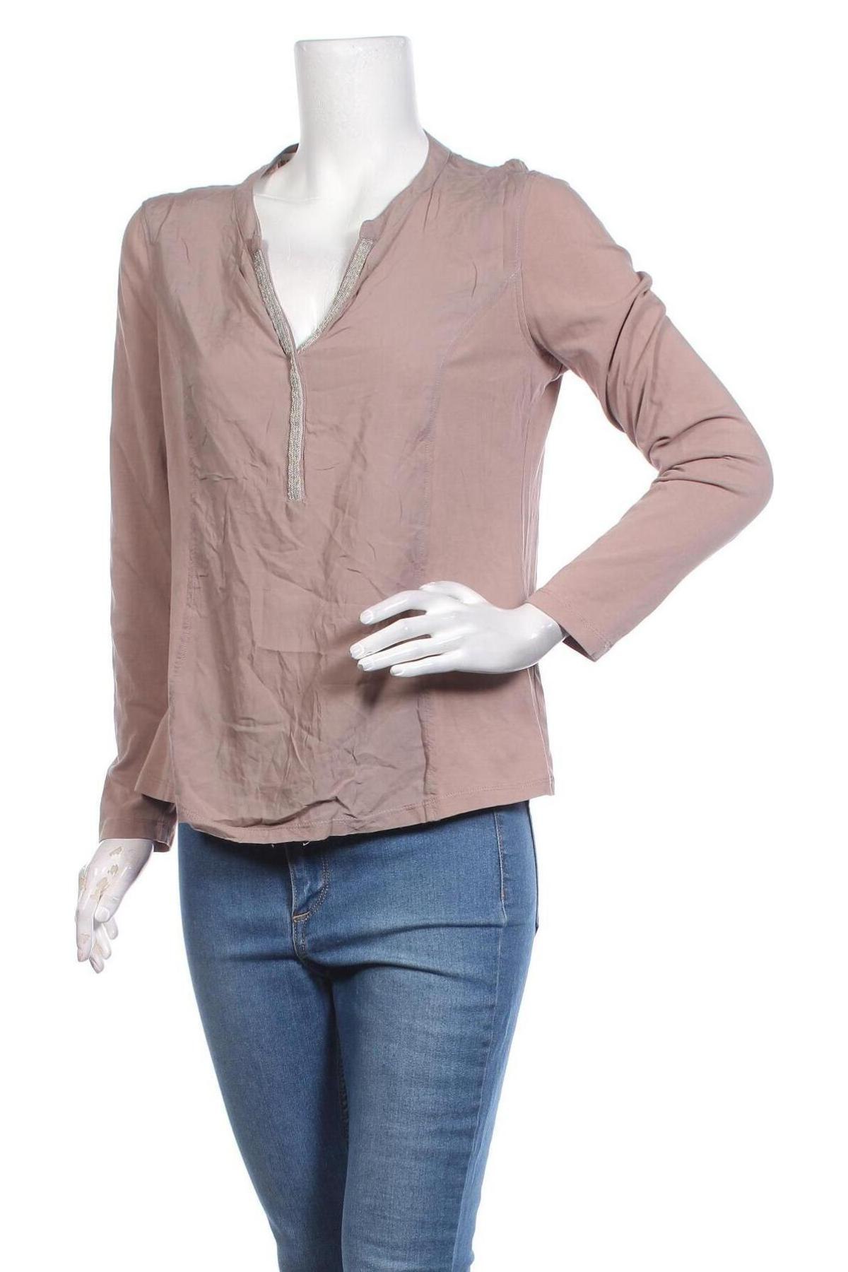Γυναικεία μπλούζα Yest, Μέγεθος M, Χρώμα  Μπέζ, Τιμή 23,51 €