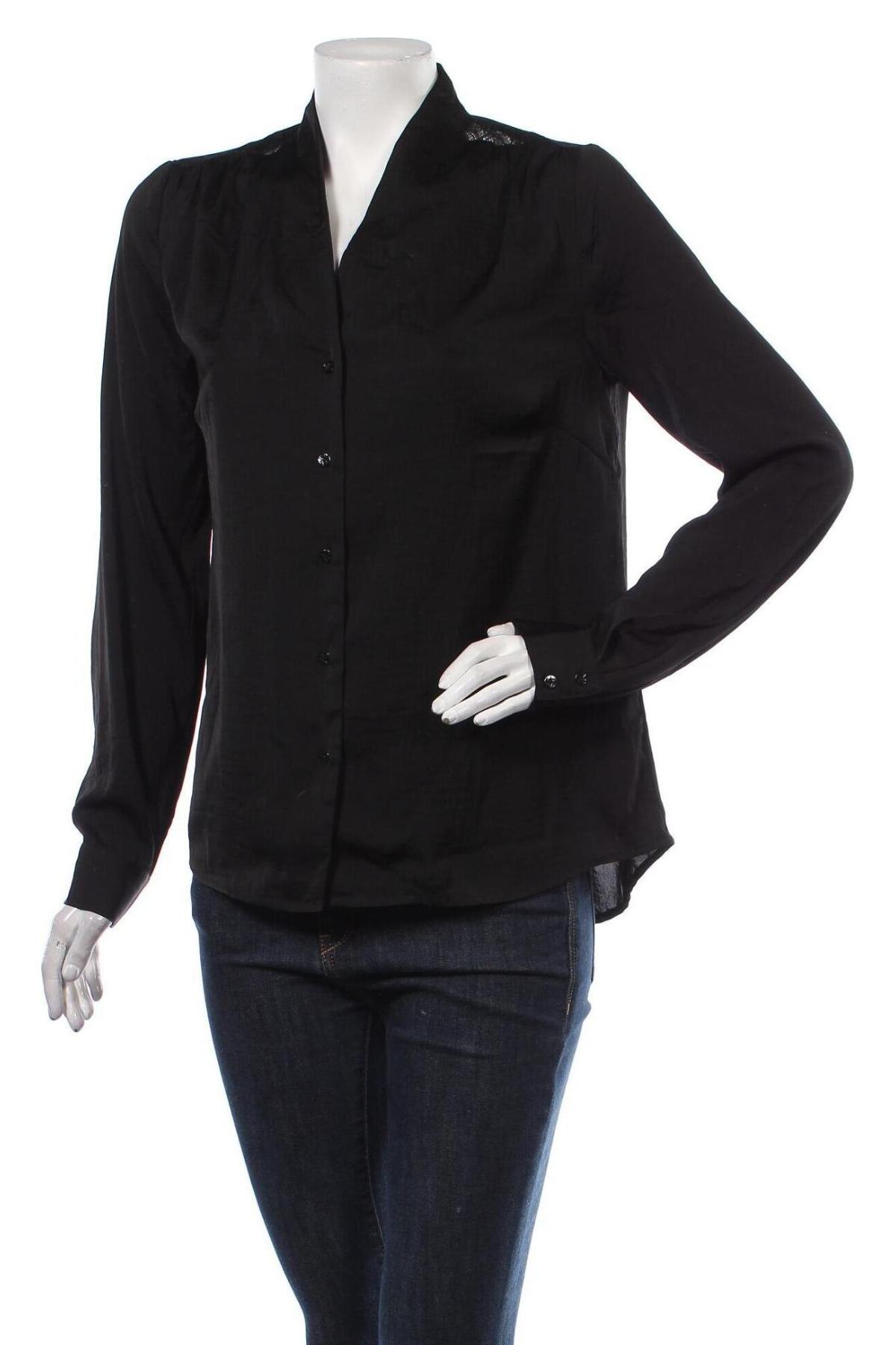 Γυναικείο πουκάμισο Culture, Μέγεθος M, Χρώμα Μαύρο, Τιμή 1,65 €