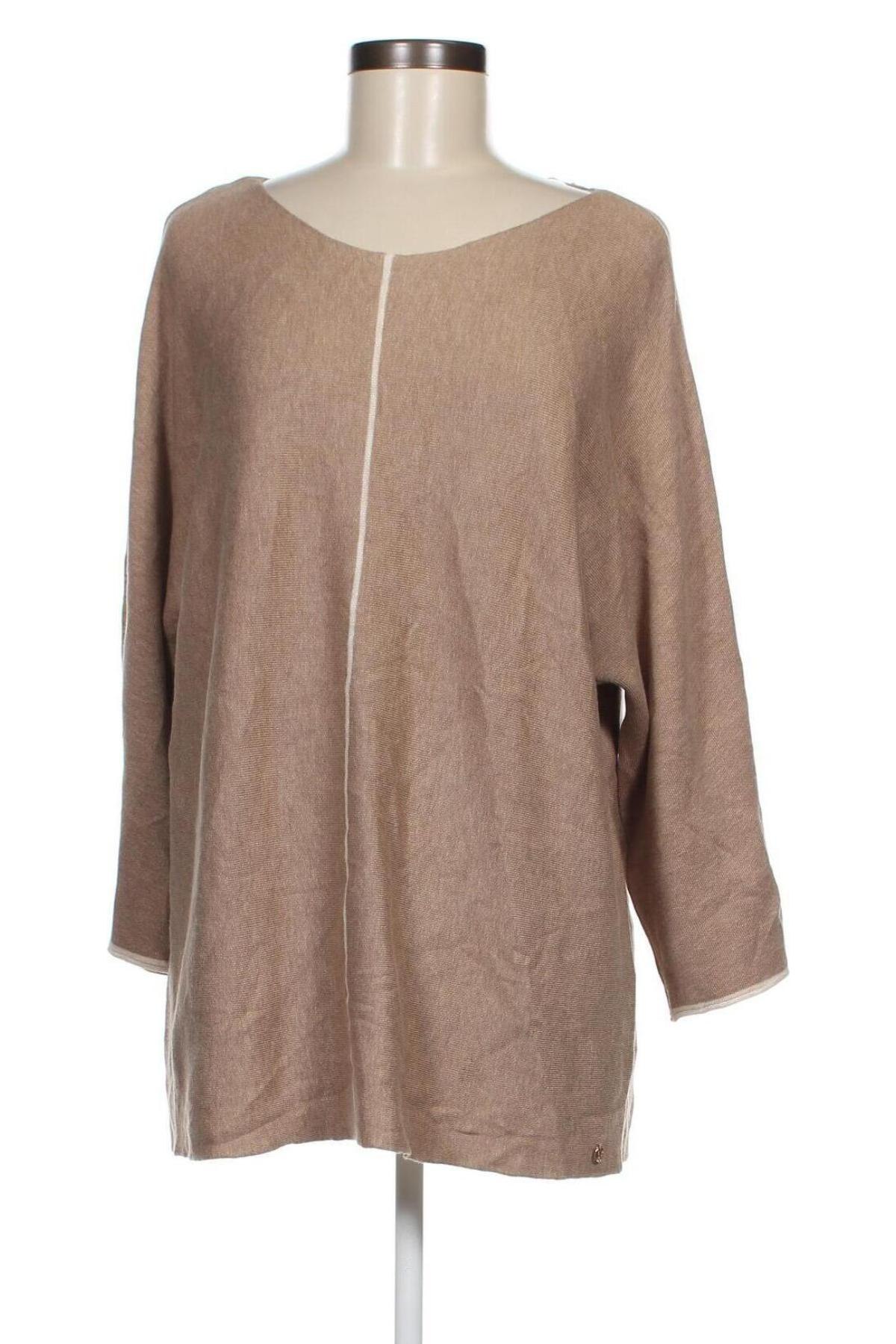 Дамски пуловер S.Oliver, Размер XL, Цвят Бежов, Цена 83,40 лв.