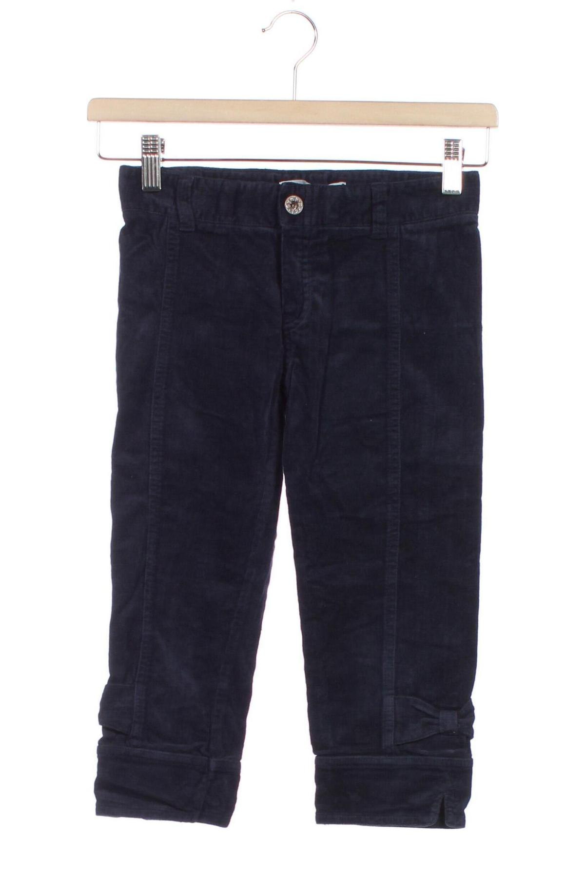Pantaloni de catifea reiată, pentru copii, Mărime 6-7y/ 122-128 cm, Culoare Albastru, Preț 95,39 Lei