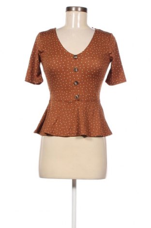 Дамска блуза Camaieu, Размер XS, Цвят Кафяв, Цена 5,89 лв.