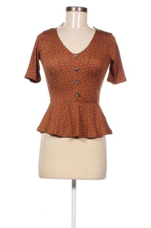 Дамска блуза Camaieu, Размер XS, Цвят Кафяв, Цена 31,00 лв.