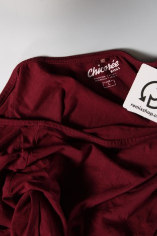 Γυναικεία μπλούζα Chicoree, Μέγεθος L, Χρώμα Κόκκινο, Τιμή 2,47 €
