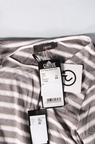 Дамска блуза Cinque, Размер XS, Цвят Сив, Цена 21,42 лв.