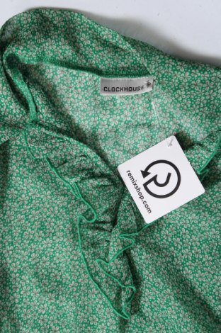Дамска блуза Clockhouse, Размер M, Цвят Зелен, Цена 3,04 лв.