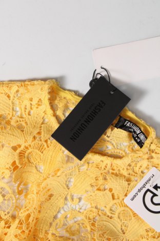 Γυναικεία μπλούζα Fashion Union, Μέγεθος XL, Χρώμα Κίτρινο, Τιμή 37,11 €
