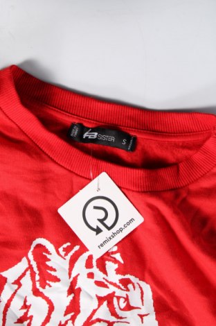 Γυναικεία μπλούζα Fb Sister, Μέγεθος S, Χρώμα Κόκκινο, Τιμή 4,35 €