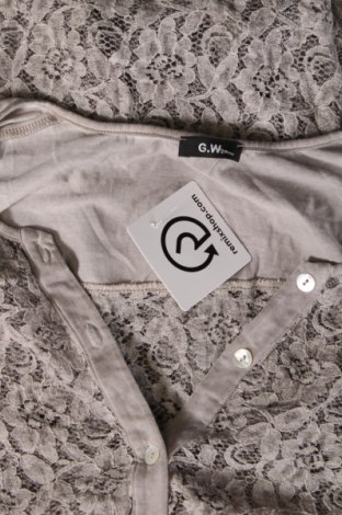 Γυναικεία μπλούζα G.W., Μέγεθος M, Χρώμα Γκρί, Τιμή 1,89 €