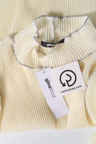 Дамска блуза Gina Tricot, Размер L, Цвят Екрю, Цена 20,00 лв.