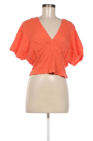 Γυναικεία μπλούζα Gina Tricot, Μέγεθος XL, Χρώμα Πορτοκαλί, Τιμή 7,22 €