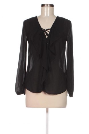 Γυναικεία μπλούζα H&M, Μέγεθος XS, Χρώμα Μαύρο, Τιμή 1,64 €