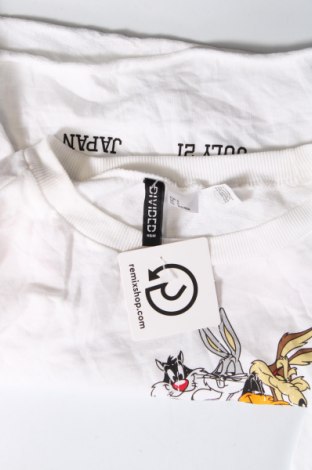 Damen Shirt H&M Divided, Größe XS, Farbe Weiß, Preis 4,10 €
