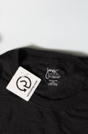 Γυναικεία μπλούζα Hanes, Μέγεθος XL, Χρώμα Μαύρο, Τιμή 5,88 €