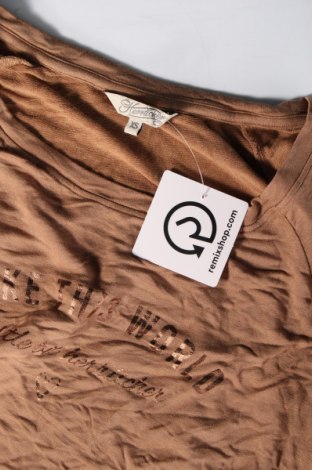 Γυναικεία μπλούζα Herrlicher, Μέγεθος XS, Χρώμα Καφέ, Τιμή 4,84 €