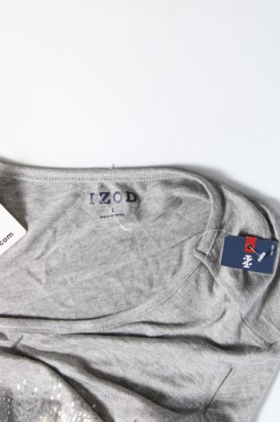Γυναικεία μπλούζα Izod, Μέγεθος L, Χρώμα Γκρί, Τιμή 2,35 €