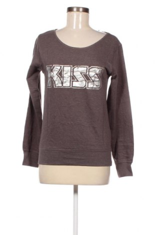 Γυναικεία μπλούζα Kiss, Μέγεθος XS, Χρώμα Γκρί, Τιμή 2,25 €