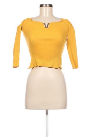 Дамска блуза Made In Italy, Размер XS, Цвят Жълт, Цена 4,75 лв.