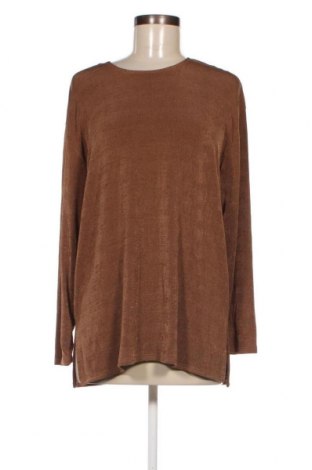Γυναικεία μπλούζα Magna, Μέγεθος L, Χρώμα Καφέ, Τιμή 4,79 €