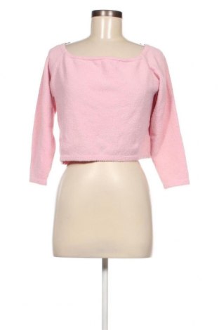 Γυναικεία μπλούζα Monki, Μέγεθος XL, Χρώμα Ρόζ , Τιμή 9,25 €