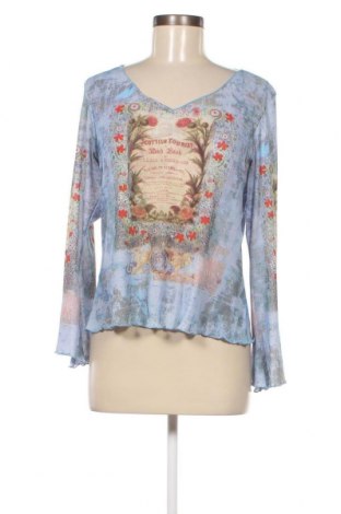 Γυναικεία μπλούζα One World, Μέγεθος M, Χρώμα Μπλέ, Τιμή 2,47 €