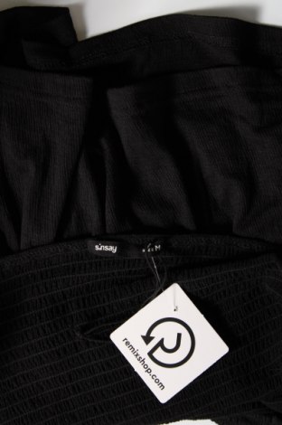 Γυναικεία μπλούζα Sinsay, Μέγεθος M, Χρώμα Μαύρο, Τιμή 3,68 €